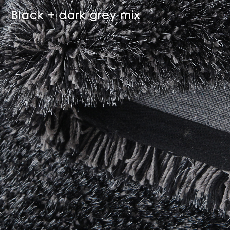 black and dark grey