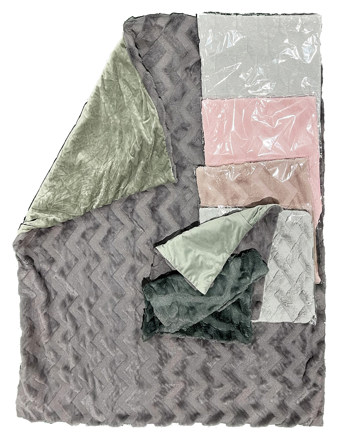 Rabbit fur blanket