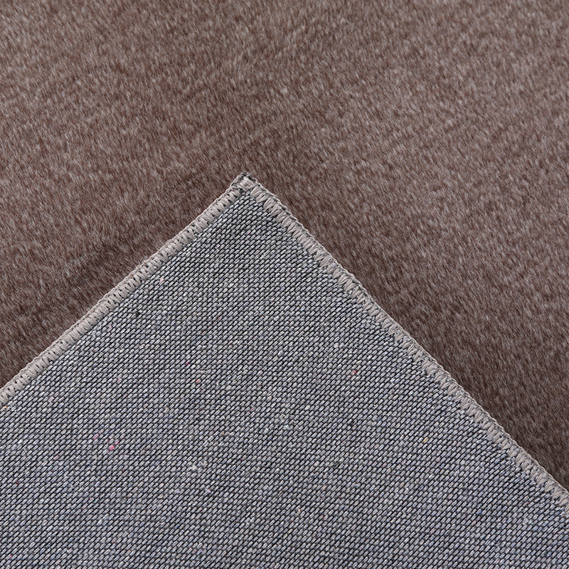 Double color rabbit fur carpet