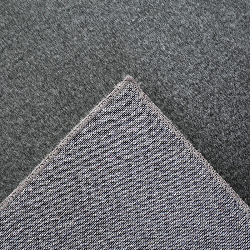 Double color rabbit fur carpet