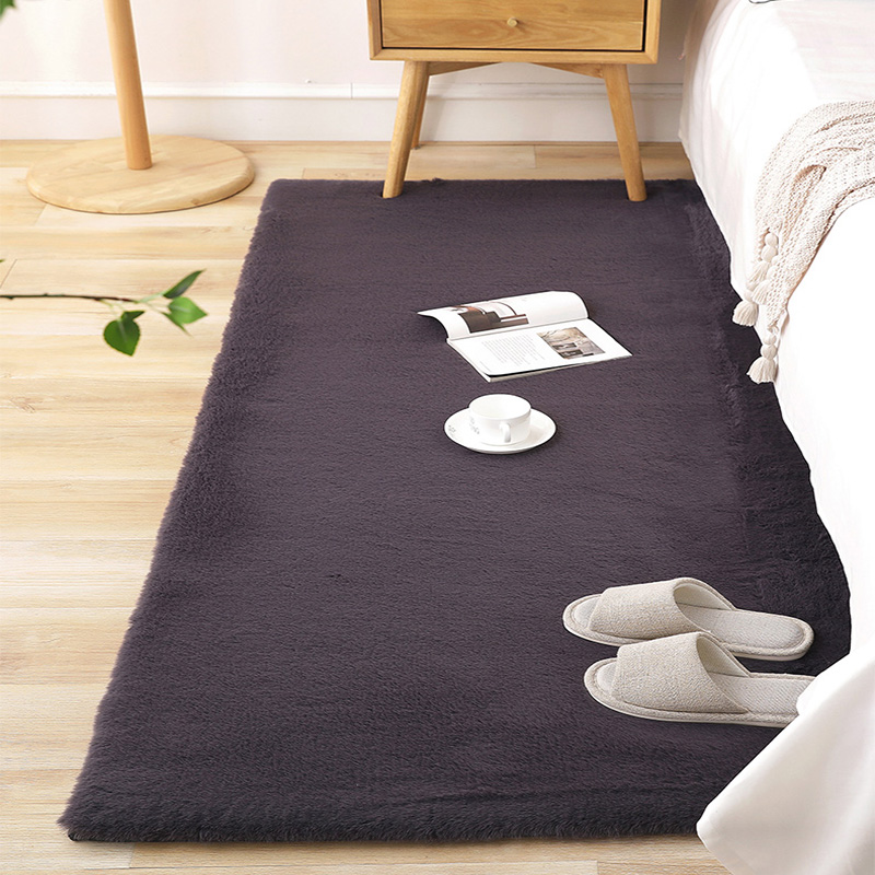 Rabbit fur small rug