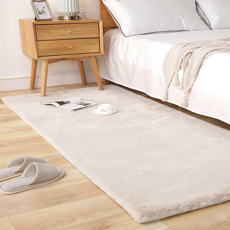 Rabbit fur small rug
