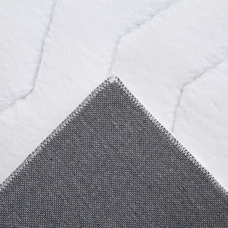 Texture pattern rabbit fur carpet