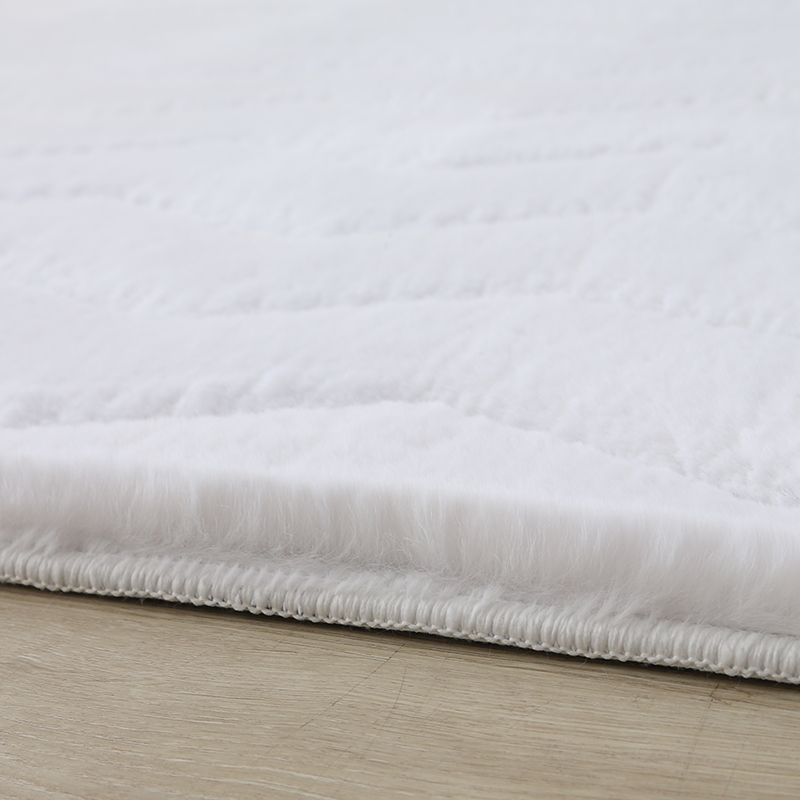 Texture pattern rabbit fur carpet