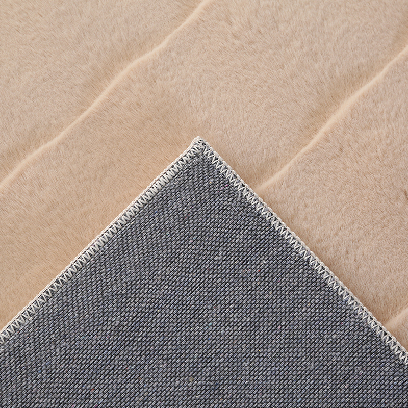 Texture pattern rabbit fur carpet