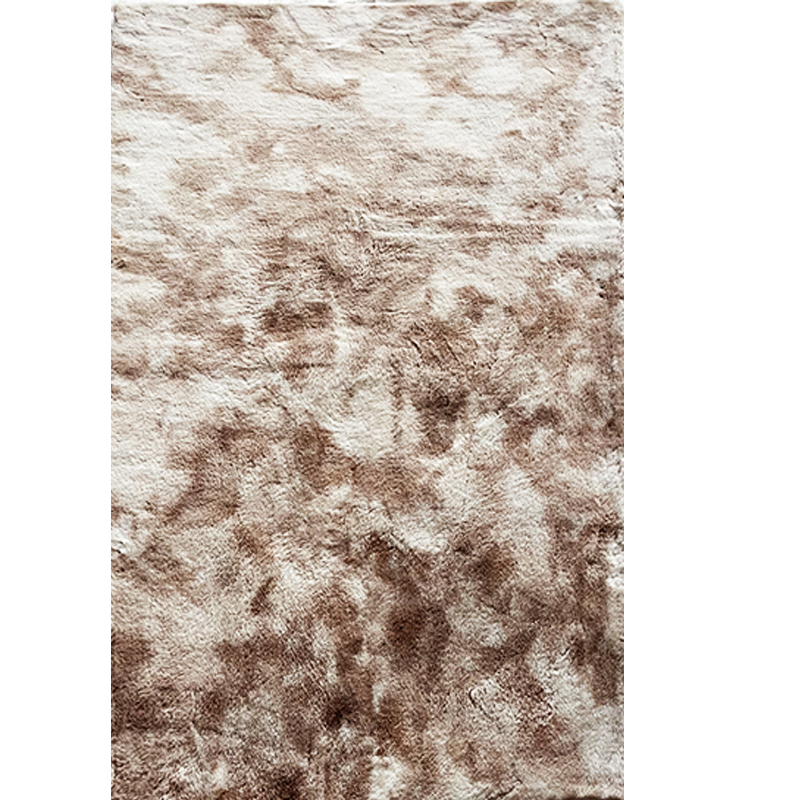 Tie dyed rabbit fur carpet